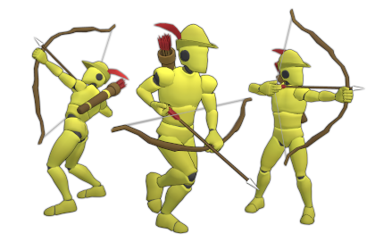 Human Archer Animations
